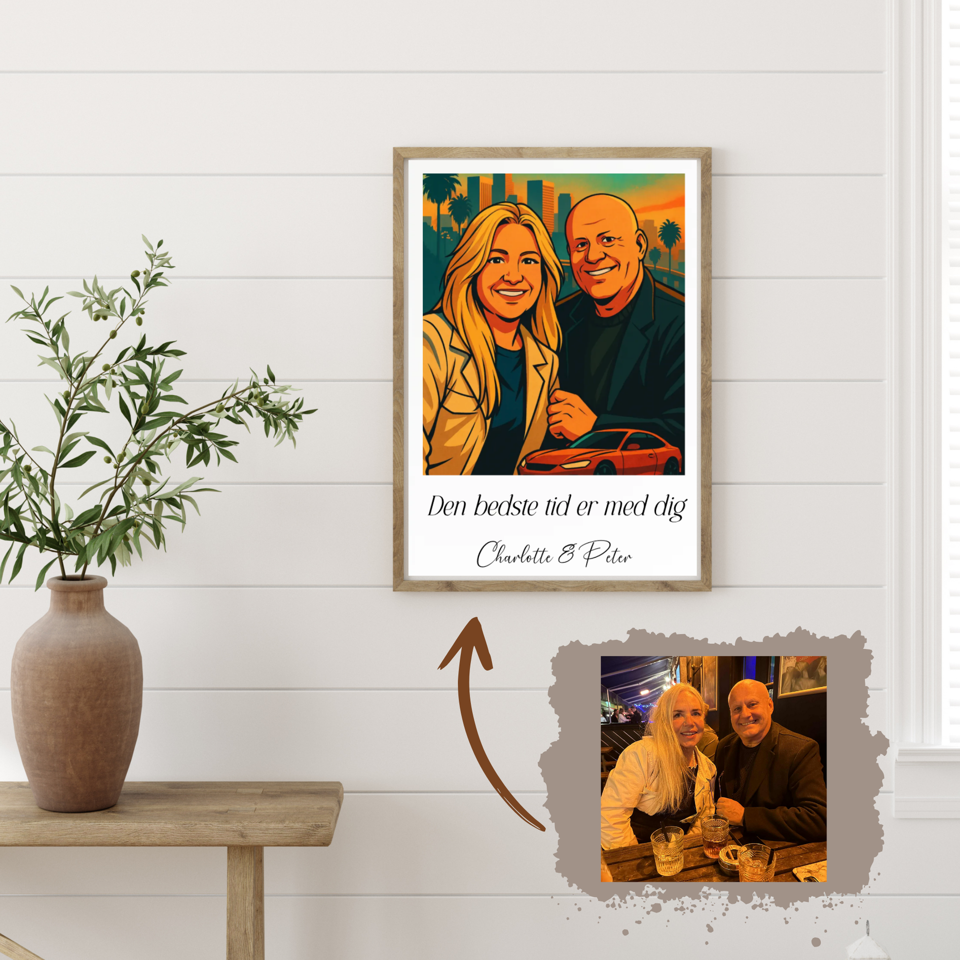 Plakat Ai genereret GTA - Upload eget billede Customizer TeeInBlue