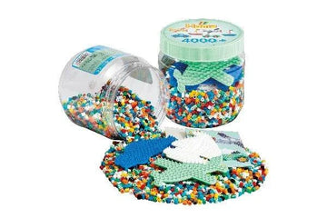HAMA midi perler 4000stk med 3 stiftplader 123Unik