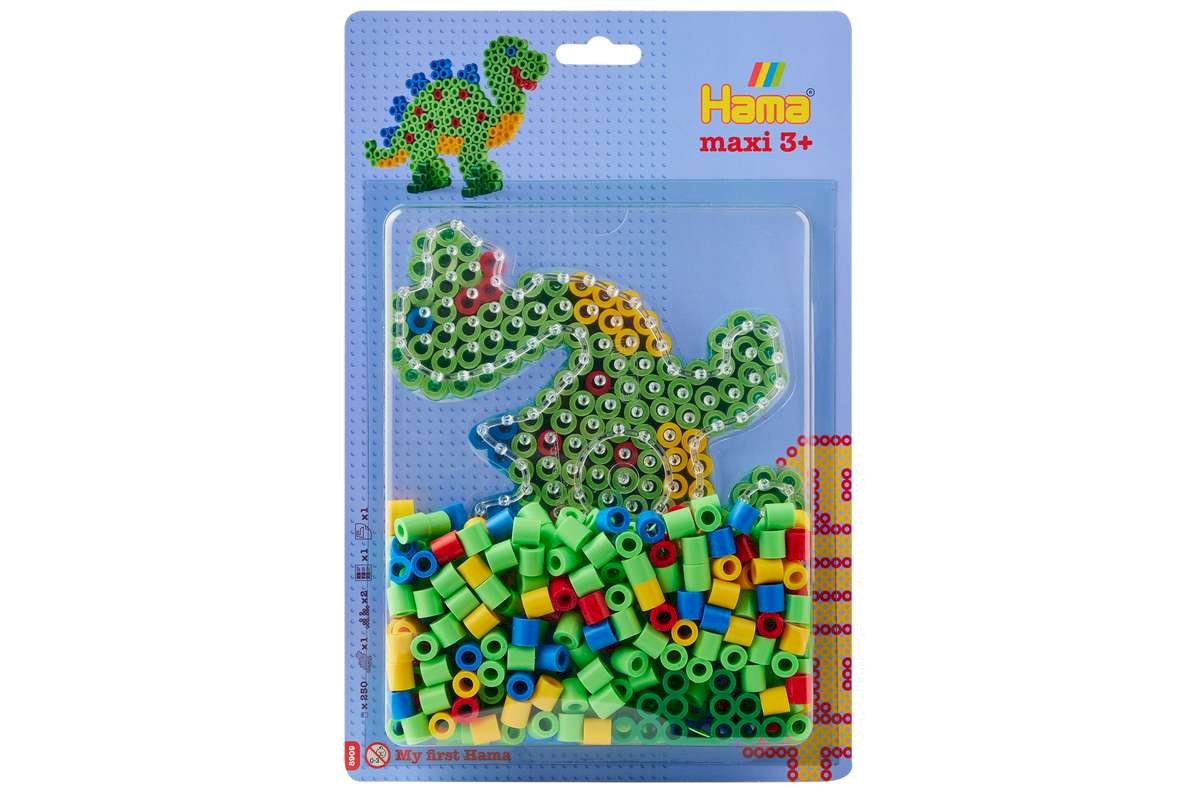Hama maxi blister dinosauer Alm produkt 123Unik