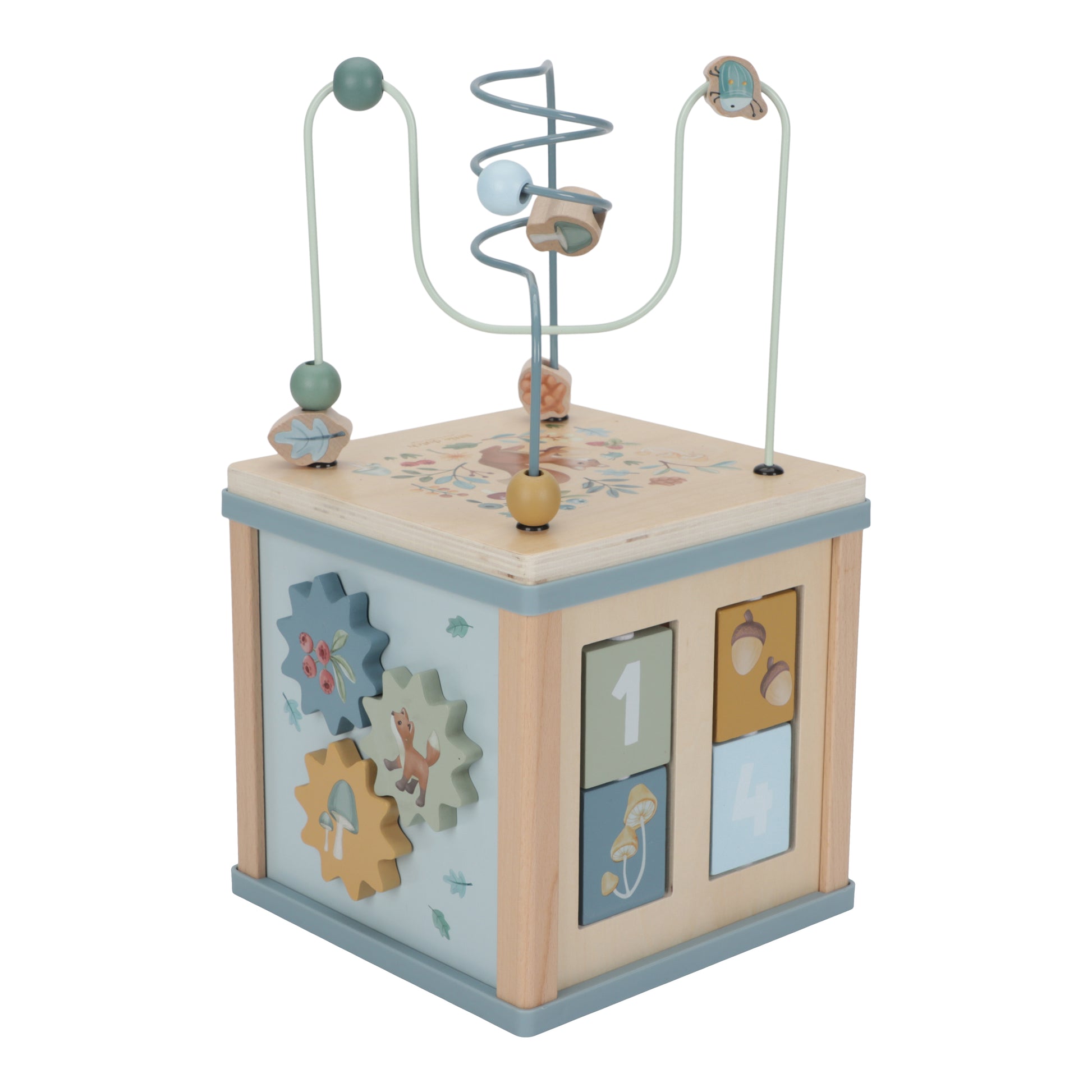 Little Dutch - Aktivitetskube - Forest Friends Legetøj Minegenverden.dk