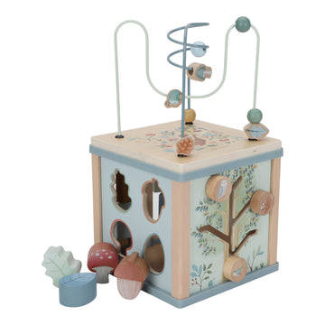 Little Dutch - Aktivitetskube - Forest Friends Legetøj Minegenverden.dk