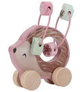Little Dutch trælegetøj pindsvin med kuglebane i sarte lyserøde farver fra Fairy Garden serien.