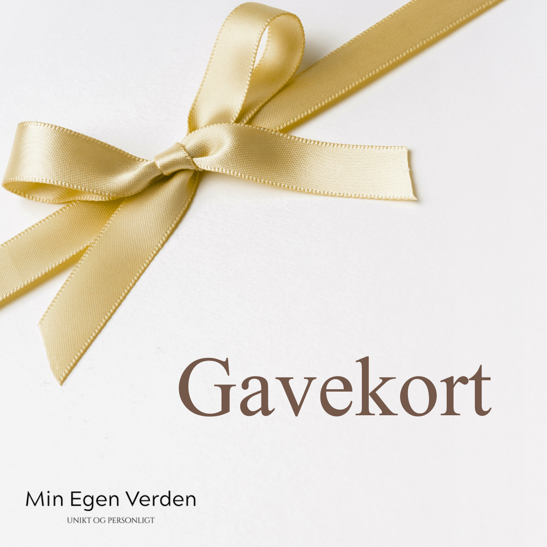 GAVEKORT - MIN EGEN VERDEN.DK Min Egen Verden.dk