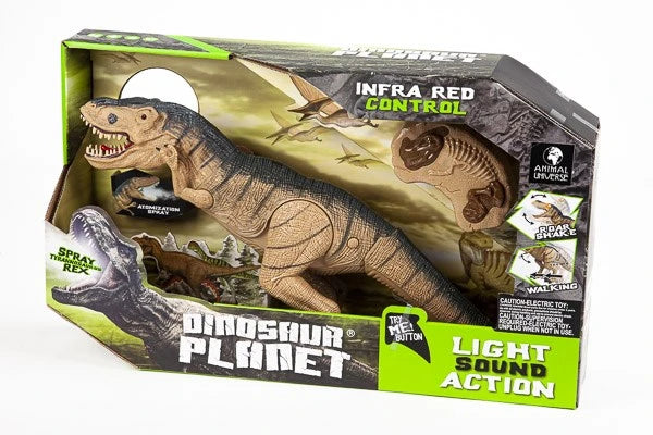 Animal Universe Tyrannosaurus R/C w/spray, light & sound big size Legetøj vestergaard