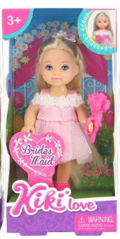 Kiki 11 cm dukke, brudepige, 3 ass Alm produkt GA Toys