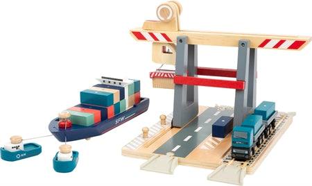 Small Foot - Container Terminal med Tilbehør