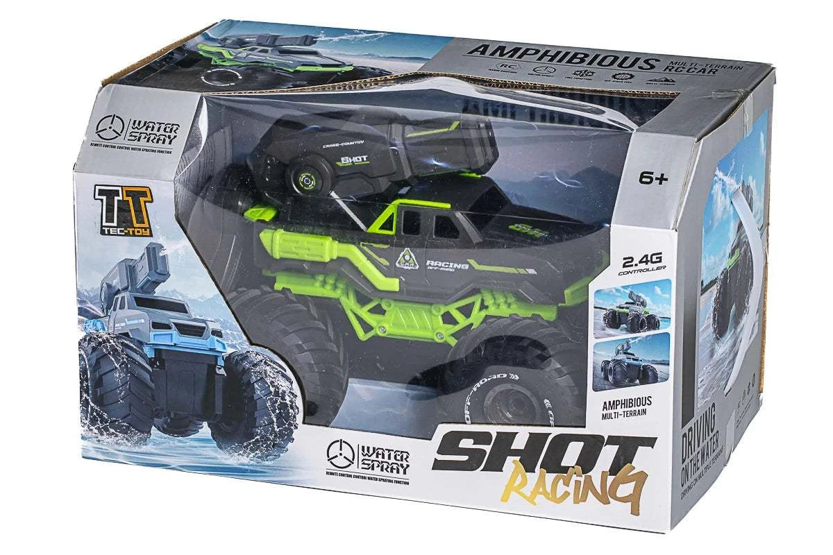 TEC-TOY R/C bil med vandkanon, grøn