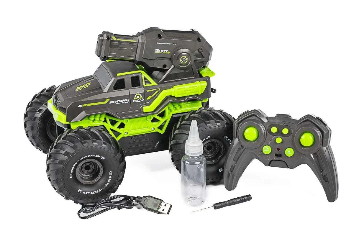 TEC-TOY R/C bil med vandkanon, grøn