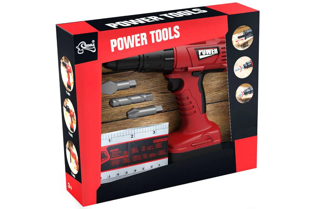 TEGOLE Boremaskine med tilbehør 123Unik