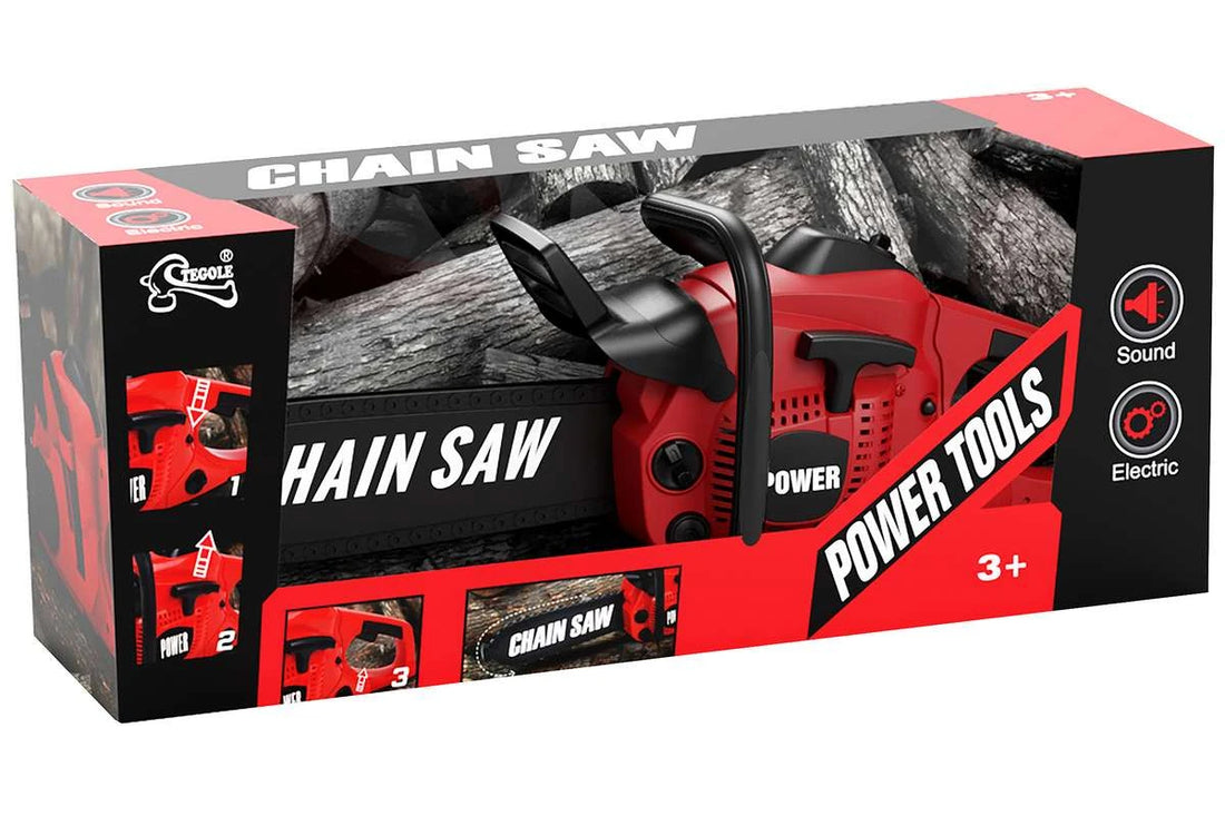 TEGOLE Motorsav med lyd 123Unik