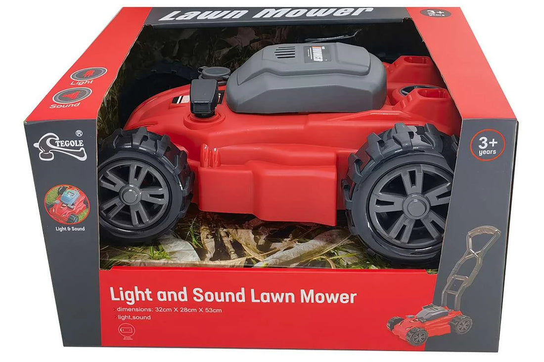 TEGOLE Plæneklipper med lys og lyd 123Unik