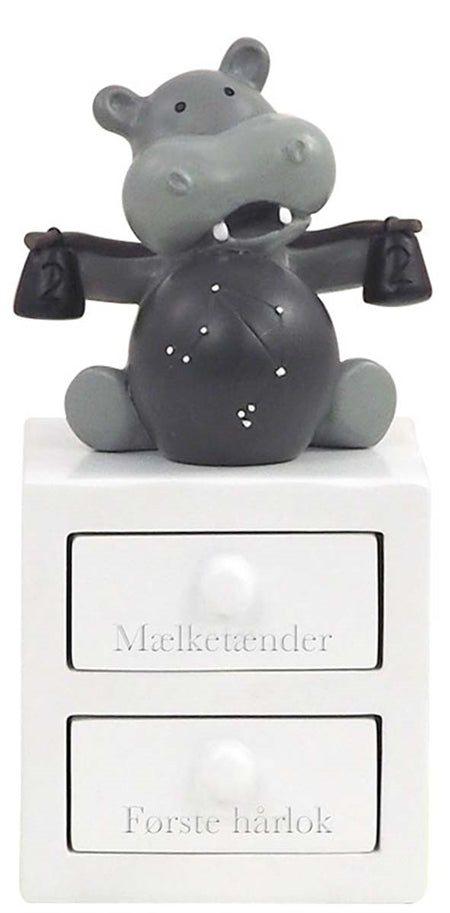 Tandæske og hårlok med stjernetegn fra Kids by Friis kids by friis Vægten 24/9 - 23/10