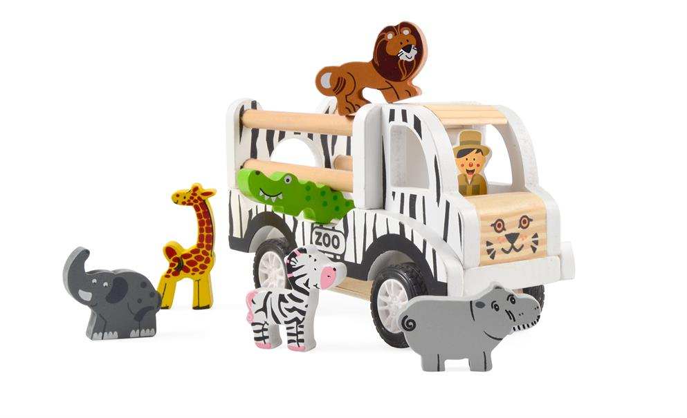 Magni | Zoo Bil med pull-back, FSC 100%