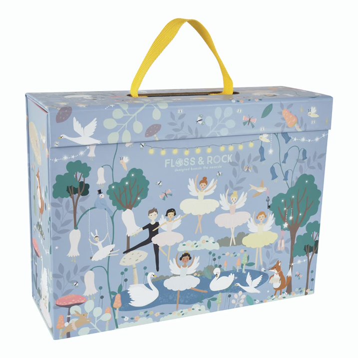 Floss & Rock 43P6363 Enchanted Play Box with Wooden Pieces Legetøj tallfortiny