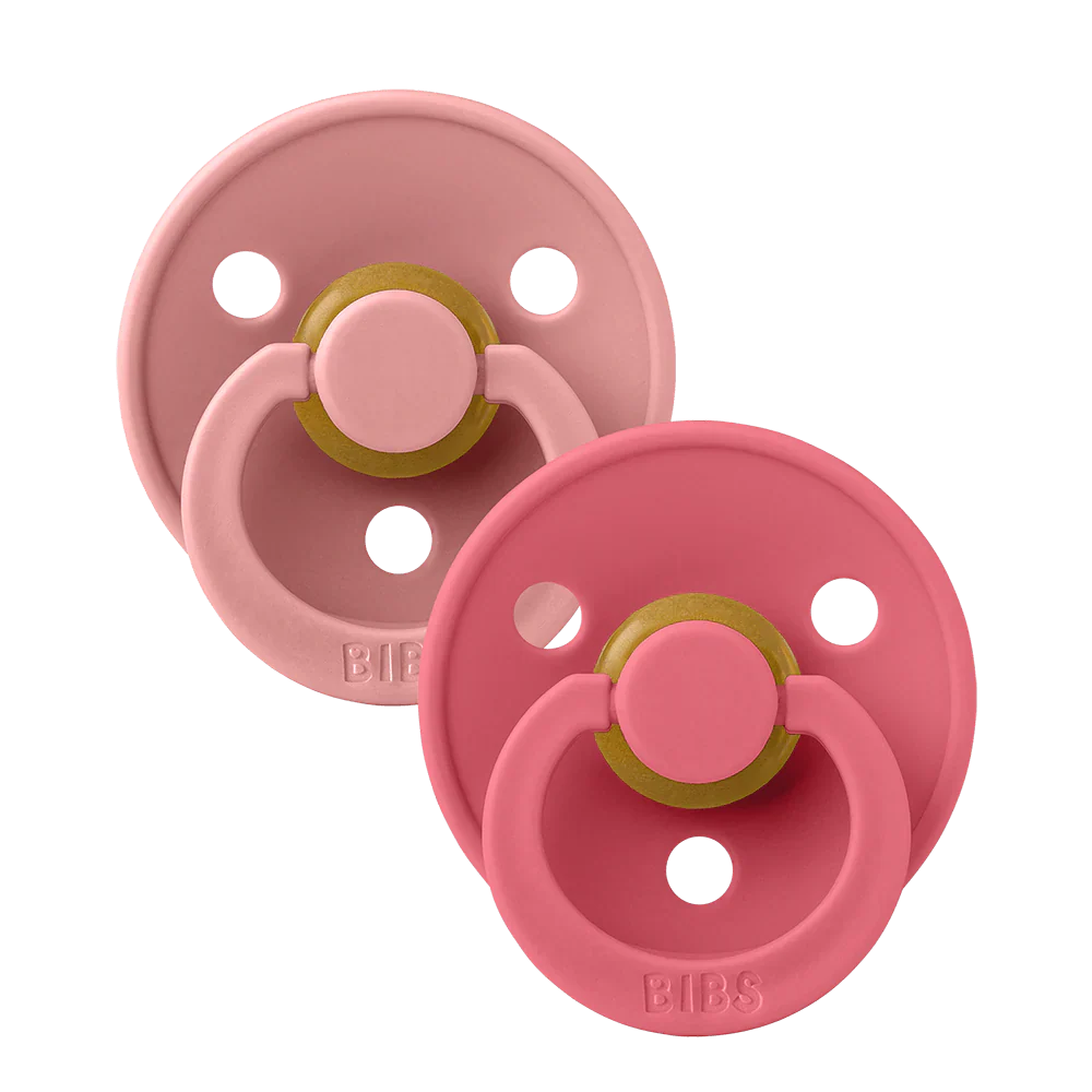 Colour Sutter 2-Pak - Dusty Pink/Coral Baby tilbehør BIBS