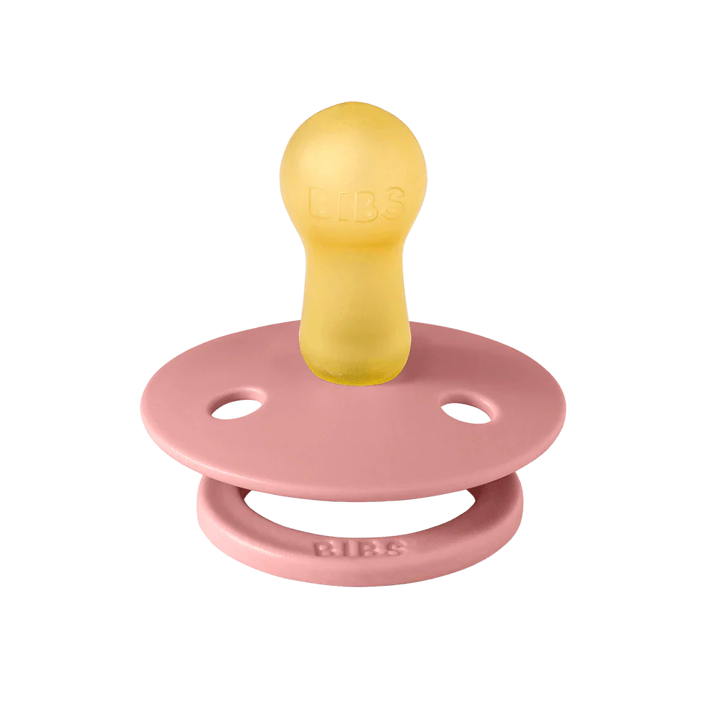 Colour Sutter 2-Pak med bløde sutter i Dusty Pink og Coral farver til babyer