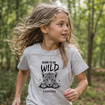 t-shirt til børn - Born to be' wild. Vælg motiv