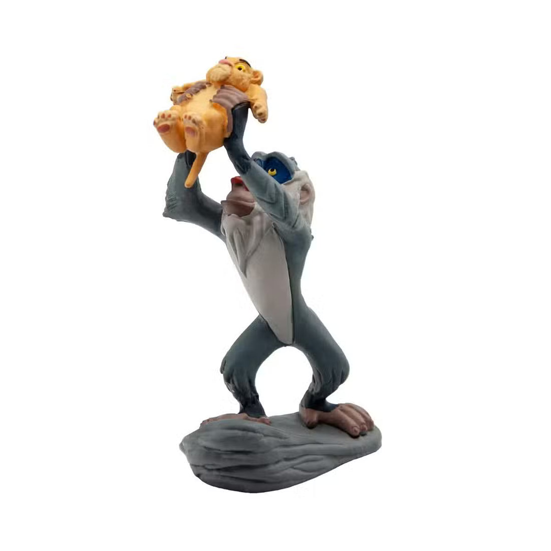 Bullyland Walt Disney Løvernes Konge fig Rafiki med baby Simba legetøj Minegenverden.dk
