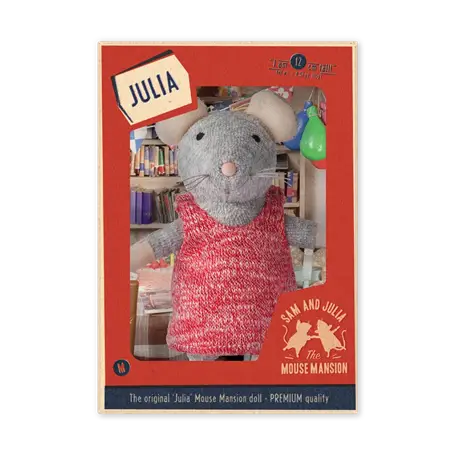 Plyslegetøj til børn – Musefamilie (12 cm) – flere varianter, Julia