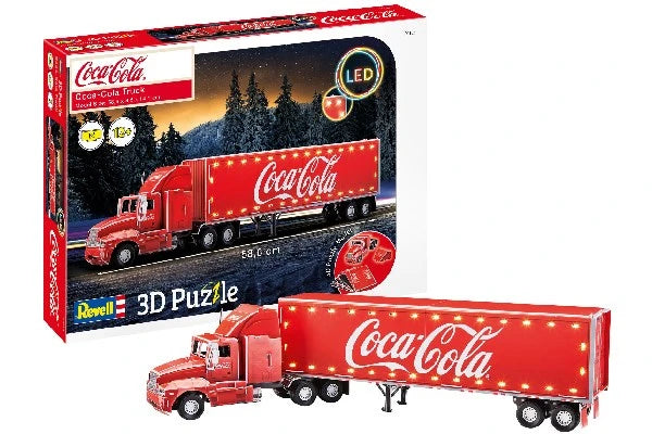 REVELL 3D Puzzle Coca-Cola Truck LED Legetøj vestergaard