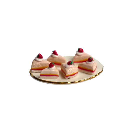 Polymer clay set with 12 basic colors for crafting miniature food and items