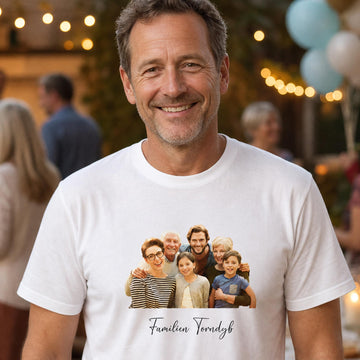 T-shirt - Med eget tryk uden baggrund