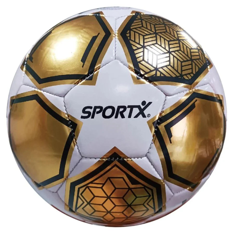 TFT – Fodbold Gold/White Star Metallic Str. 5, Little dutch