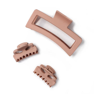 HÅRKLEMMESÆT, 3 STK - RECYCLED Alm produkt byastrup