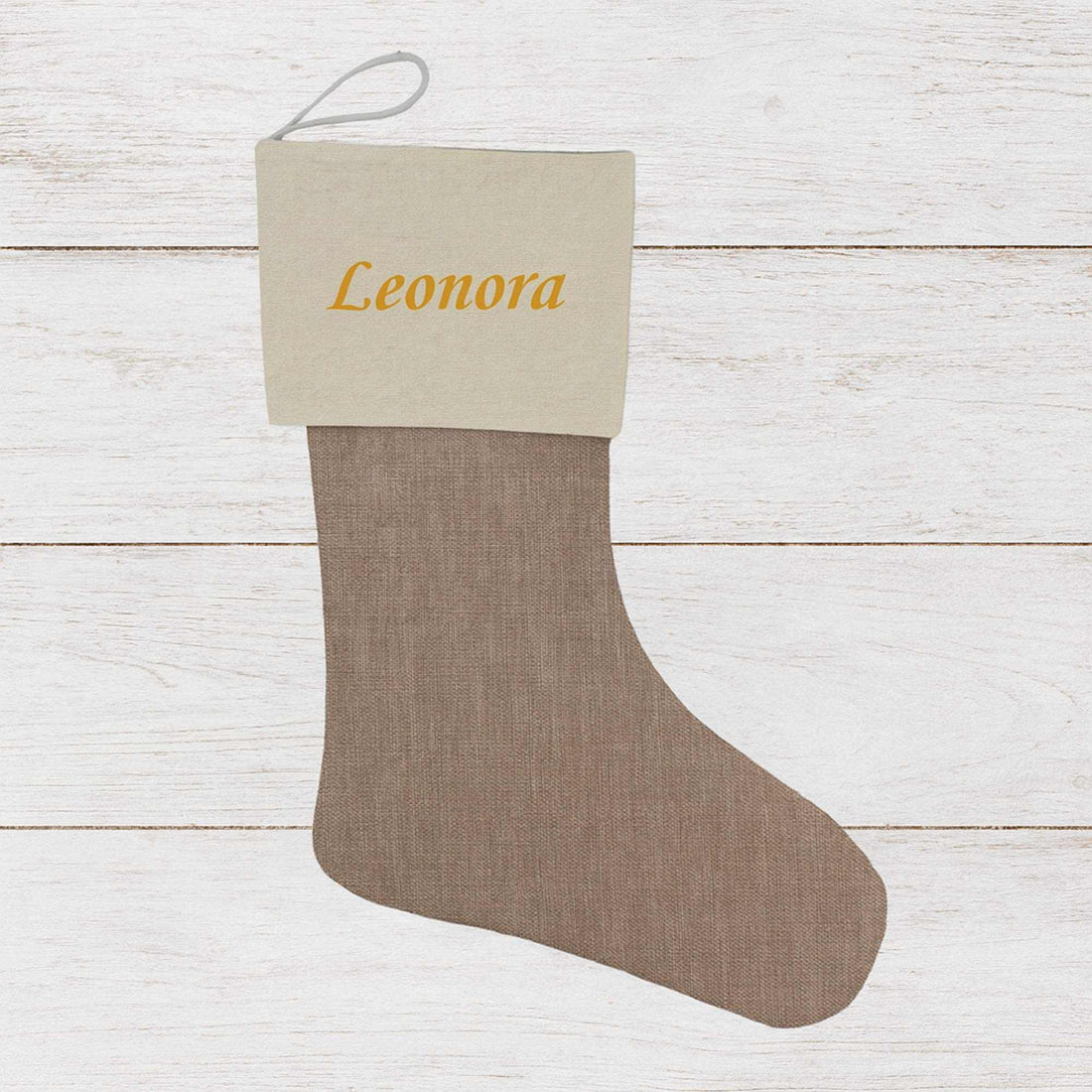 Julesok med navn - Natur hør personlig minegenverden