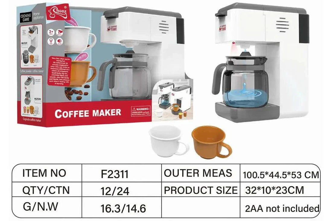 Kaffemaskine elektrisk m/tilbehør 123Unik