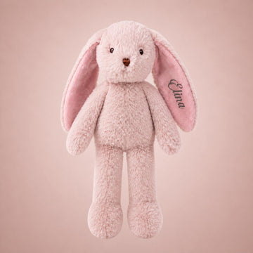 EcoFriends Bunnies - Svea i Støvet Rosa, 30 cm m/u navn