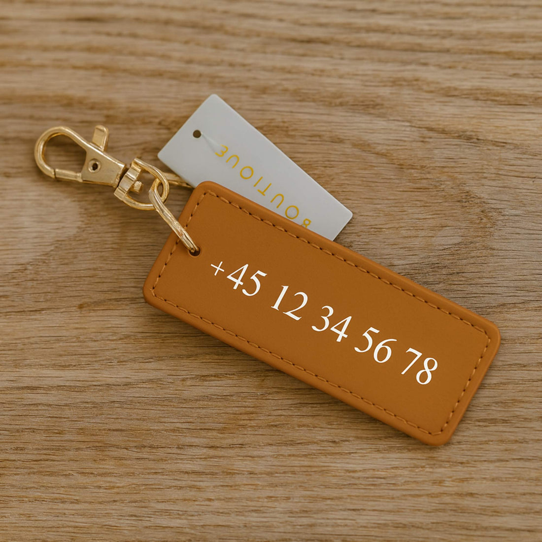 Brun/Guld nøglering - MOR Customizer 123Unik