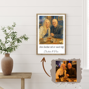 Plakat Ai genereret Watercolor Painting - Upload eget billede Customizer TeeInBlue