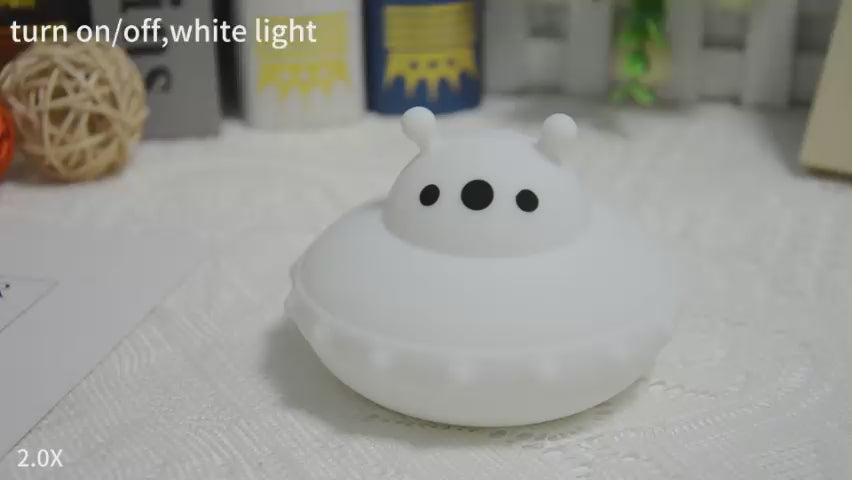 NITELITE Junior Ufo natlampe i blød silikone