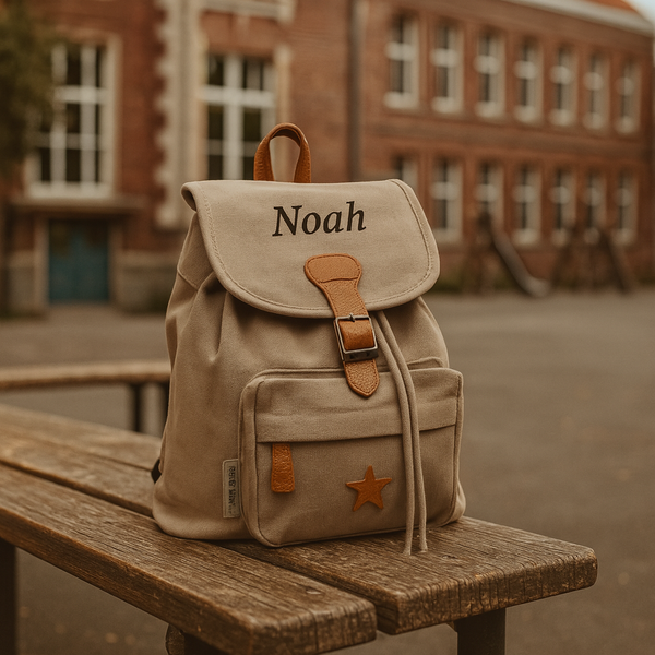 Rygsæk med navn til skole