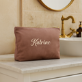 Lille velour accessory taske - Rose Customizer 123Unik