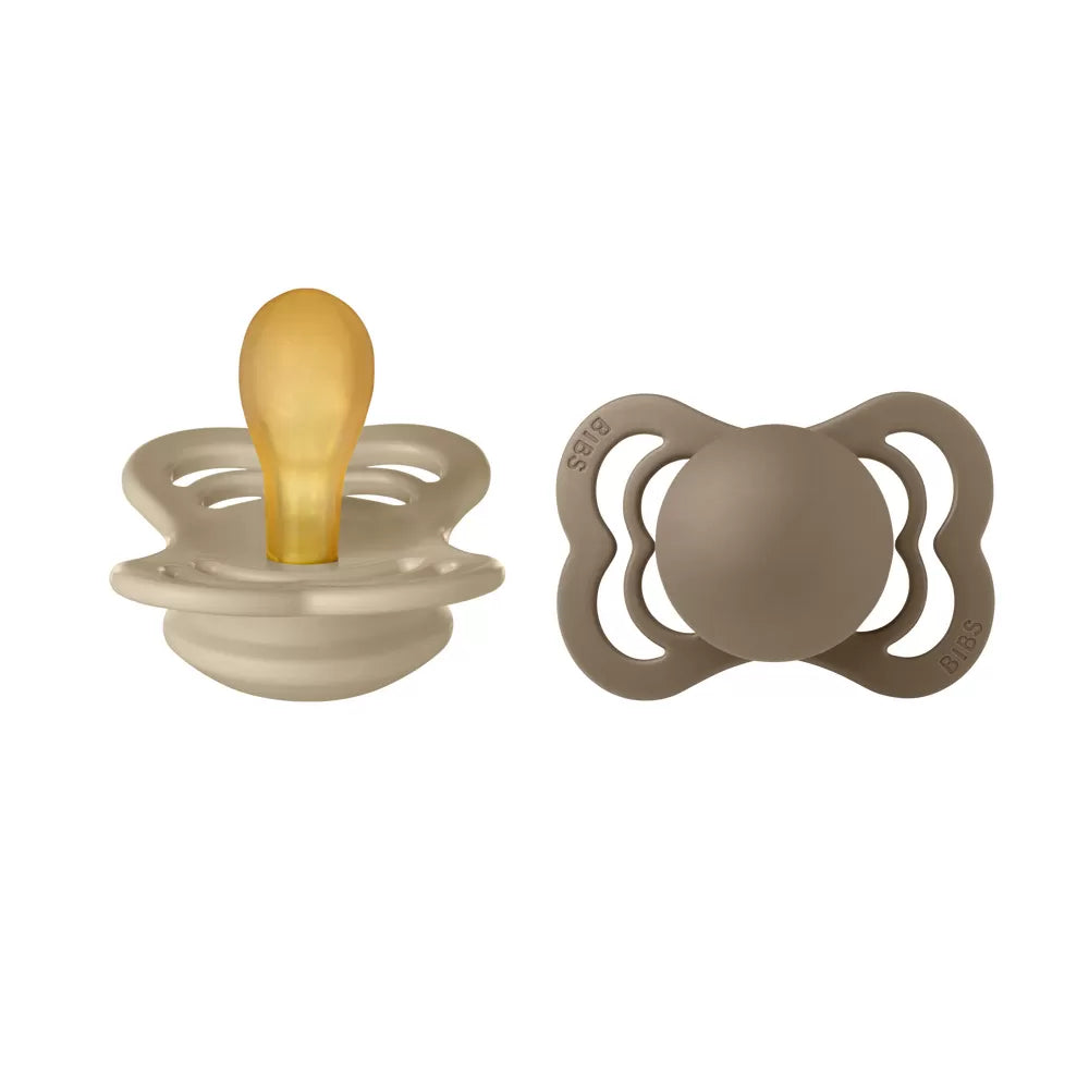 Supreme Sutter 2-Pak - Vanilla/Dark Oak Baby tilbehør BIBS