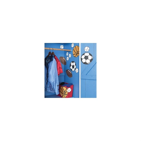 Wallstickers - Sportsbolde fra WALLIES Alm produkt 123Unik
