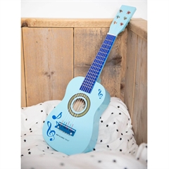 Guitar til børn blå/mint grøn, 60 cm