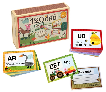 Image of 120 Ord - mest anvendte ord - læring fra Barbo toys (6350)