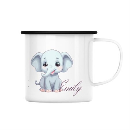 Billede af Elefant kop med navn