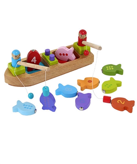 Image of Fiskespil i træ fra Barbo toys (5970)