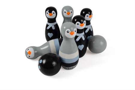 Image of Bowling spil med grå pingviner fra Magni (2972)