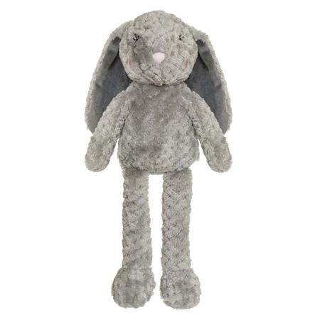 Image of Grå kaninbamse med Vaflet blød pels fra Teddykompaniet (TK3047)