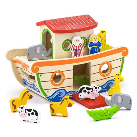 Image of NoahÂ´s Ark i træ fra New Classic Toys (6934510516253)