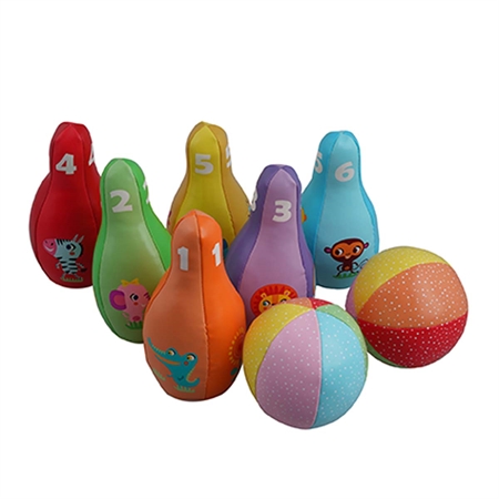 Image of Bowlingsæt med søde dyr fra Barbo Toys (5500BarboToys)
