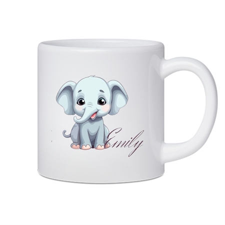 Elefant kop med navn