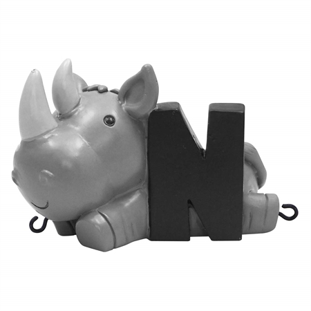 Image of N bogstav til navnetog - Næsehorn fra Kids by Friis (FR22213 - Copy)