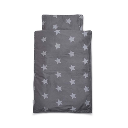 Image of Junior sengetøj med stjerner/striber fra Babytrold (17-62F - junior - stjerner)