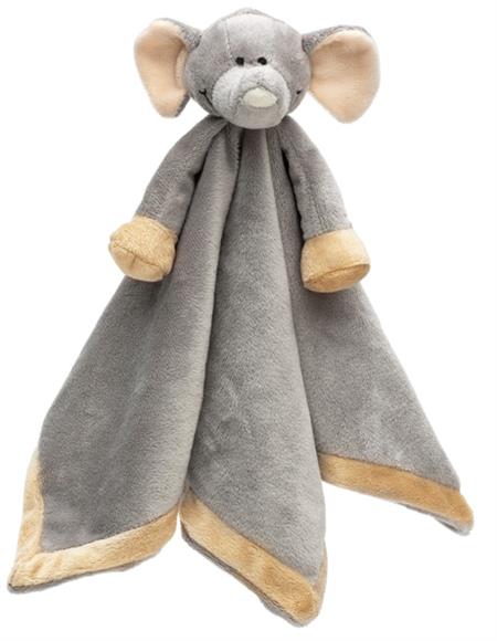 Nusseklud grå elefant med/uden navn fra Teddykompaniet